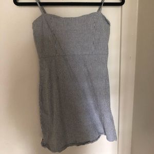 striped brandy dress